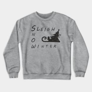 Sleigh, snow, winter Crewneck Sweatshirt